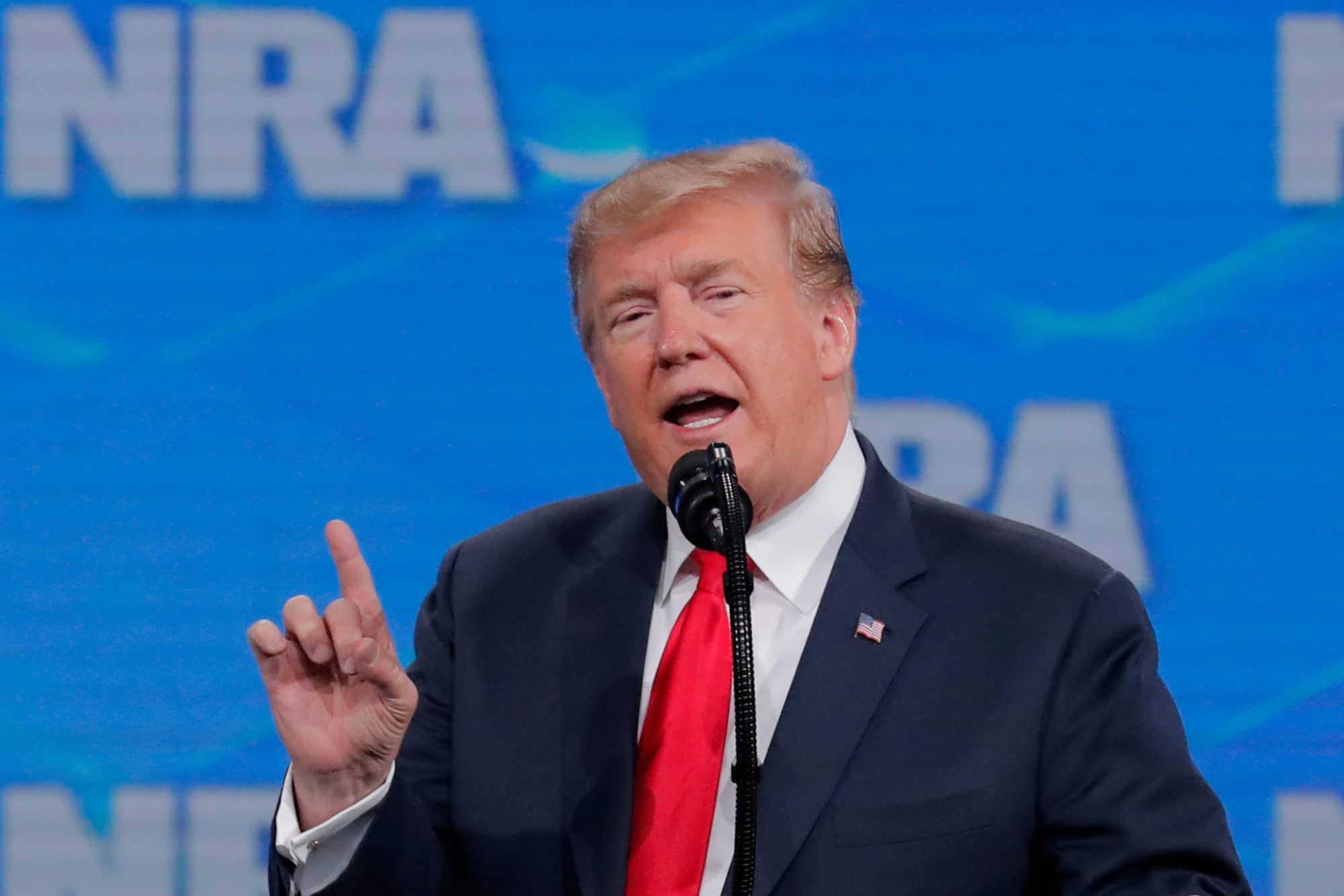 Guns Are Banned At Trump's NRA Speech On Friday