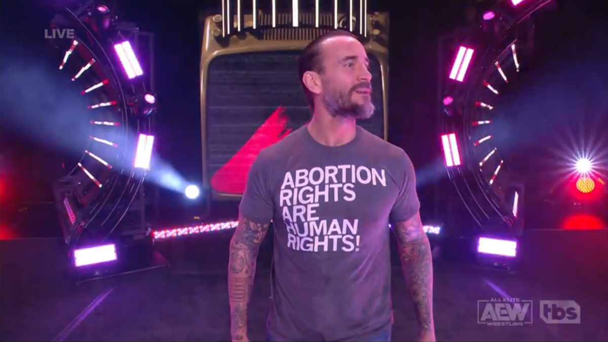 AEW’s CM Punk send message of support for abortion rights