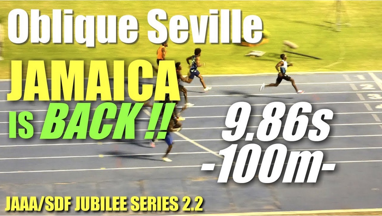 Fastest Jamaican This Season, Oblique Seville Breaks Jubilee Series Record In Jamaica (9.86s) – YARDHYPE