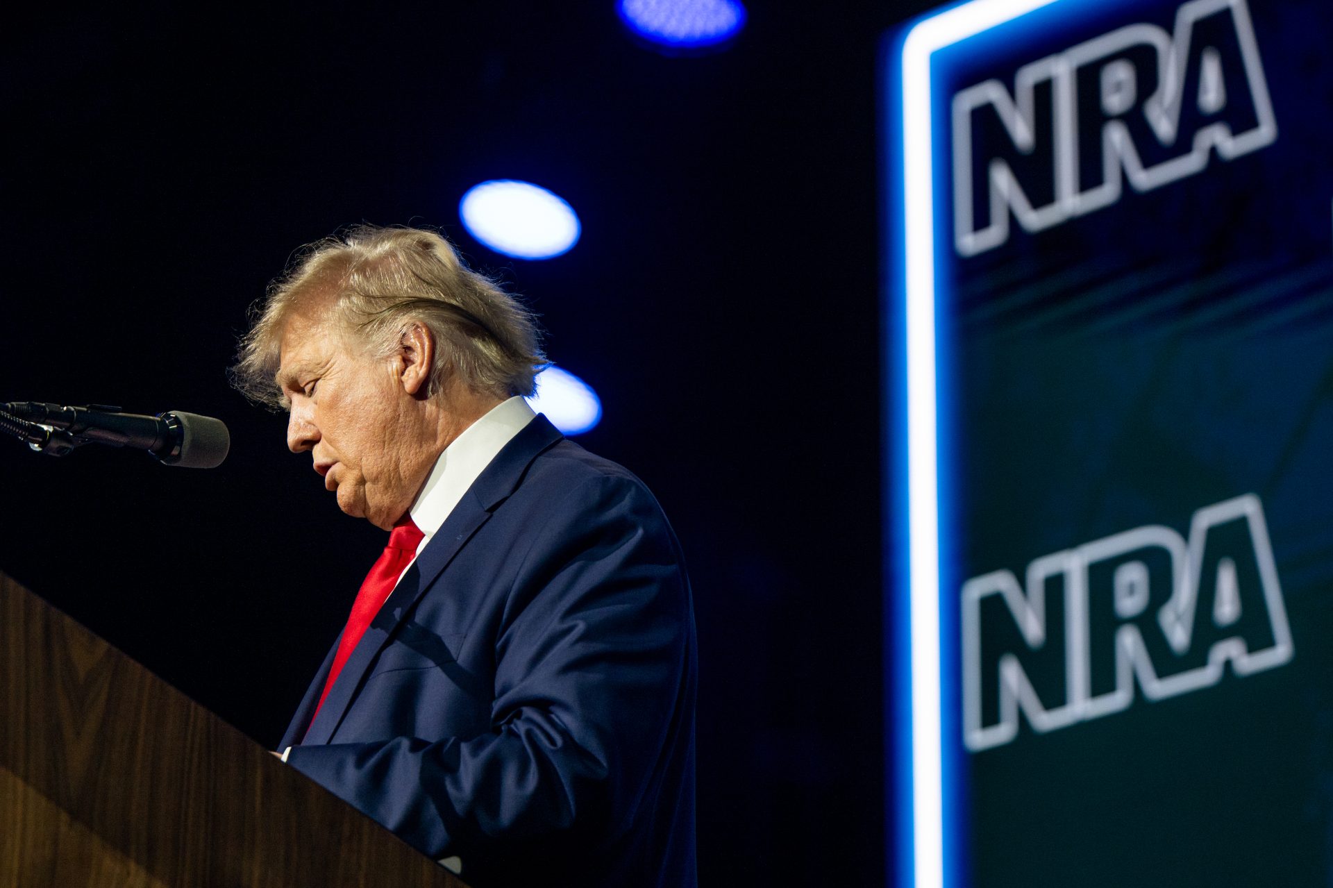 Trump Focuses On School Security & Mental Health During NRA Speech