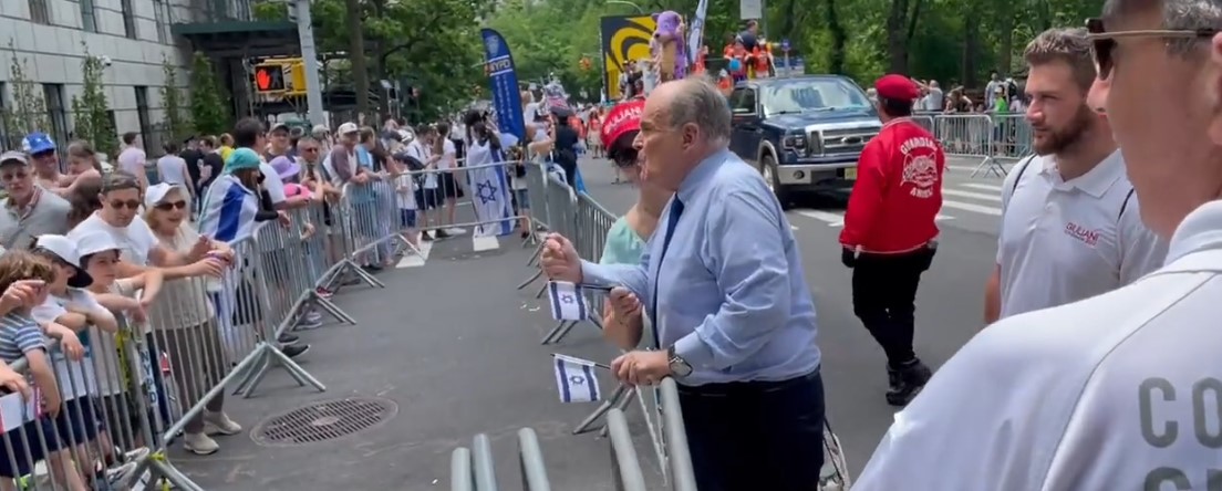 Rudy Giuliani Blows A Gasket And Starts Screaming At People At A Parade