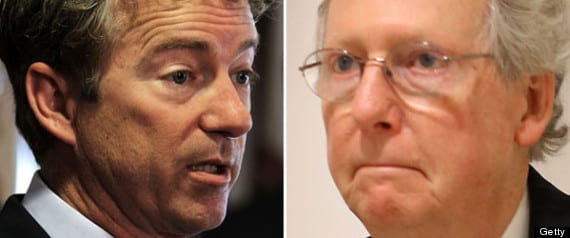 Rand Paul is Feuding with Mitch McConnell Over Ukraine Aid
