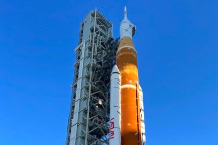 NASA completes pre-launch test of its mega moon rocket