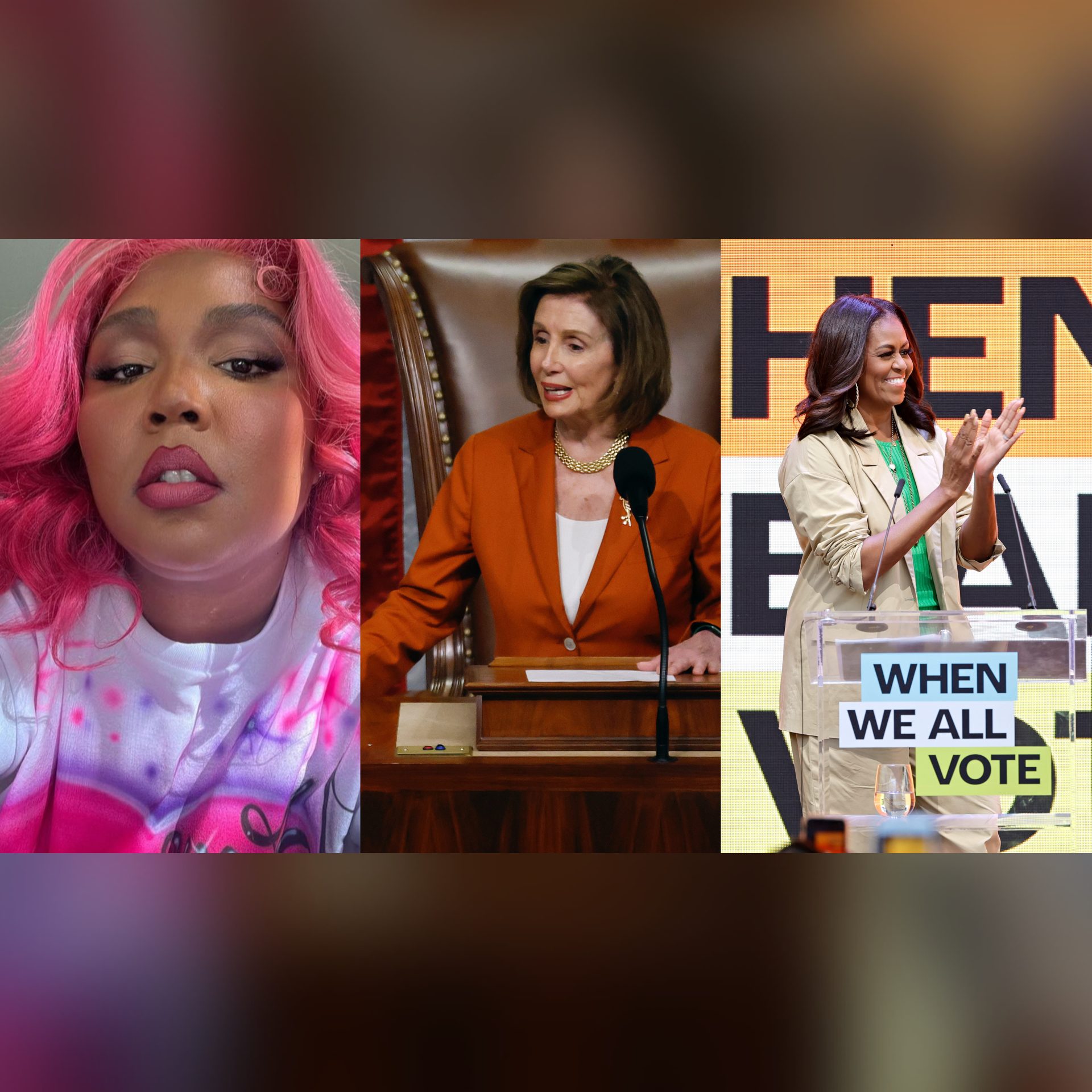 Nancy Pelosi, Michelle Obama, & Lizzo Speak Out About Roe v. Wade