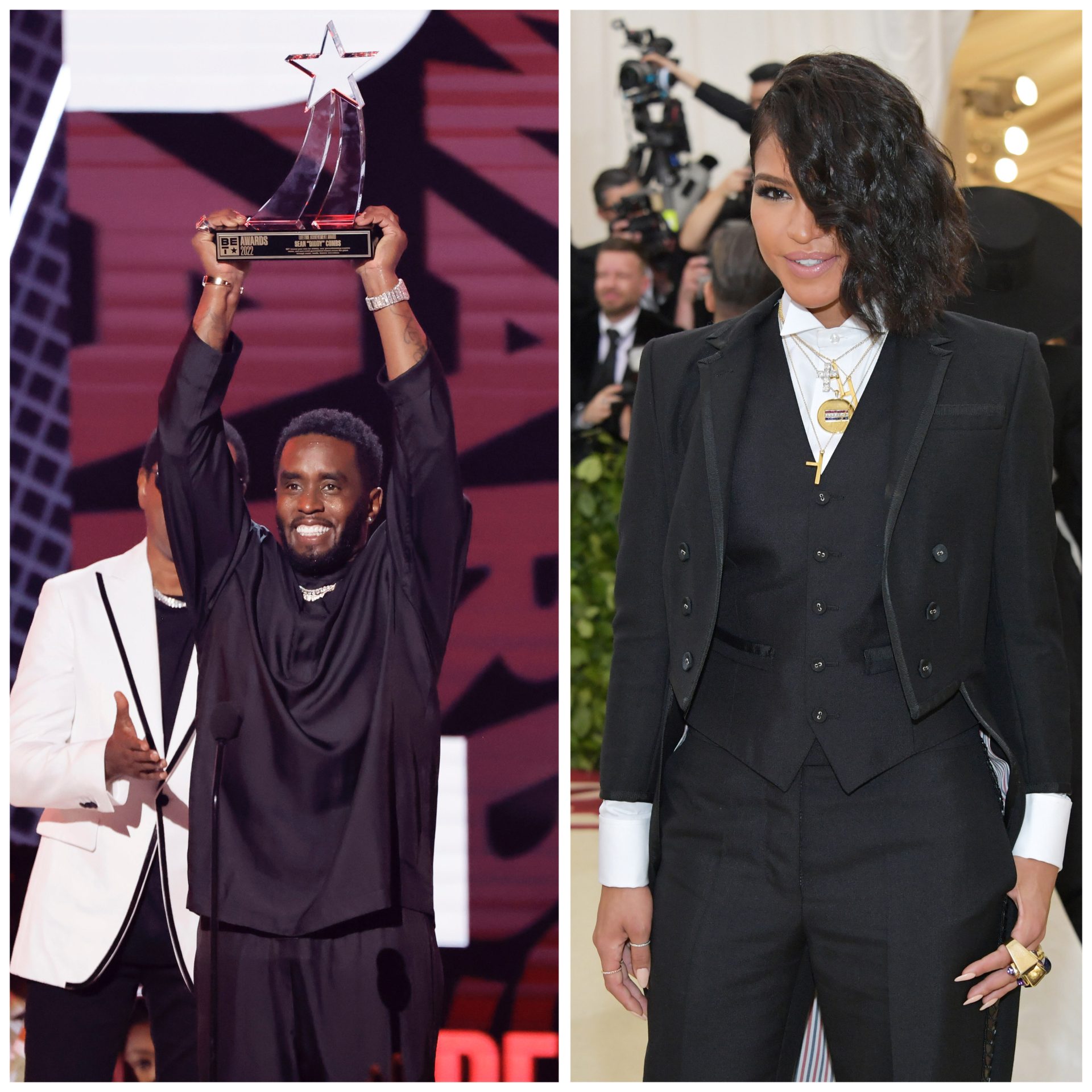 Diddy Thanks Cassie While Yung Miami Was In Crowd At BET Awards