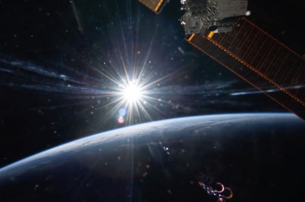 ISS time-lapse shows how the sun sometimes doesn't set