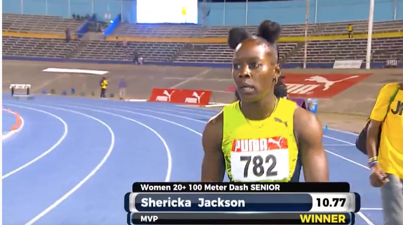 Shericka Jackson Wins 100m Dash At Jamaica Trials in 10.77 – YARDHYPE