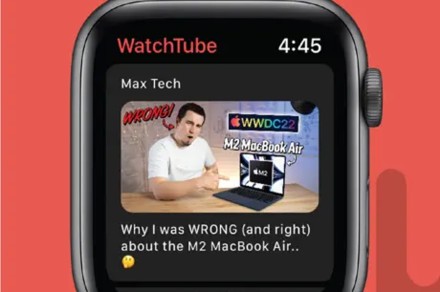This YouTube Apple Watch app is real and ridiculous
