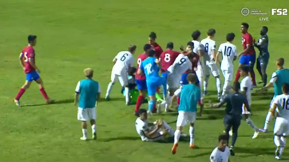 USMNT Under-20 men’s team brawls with Costa Rican team