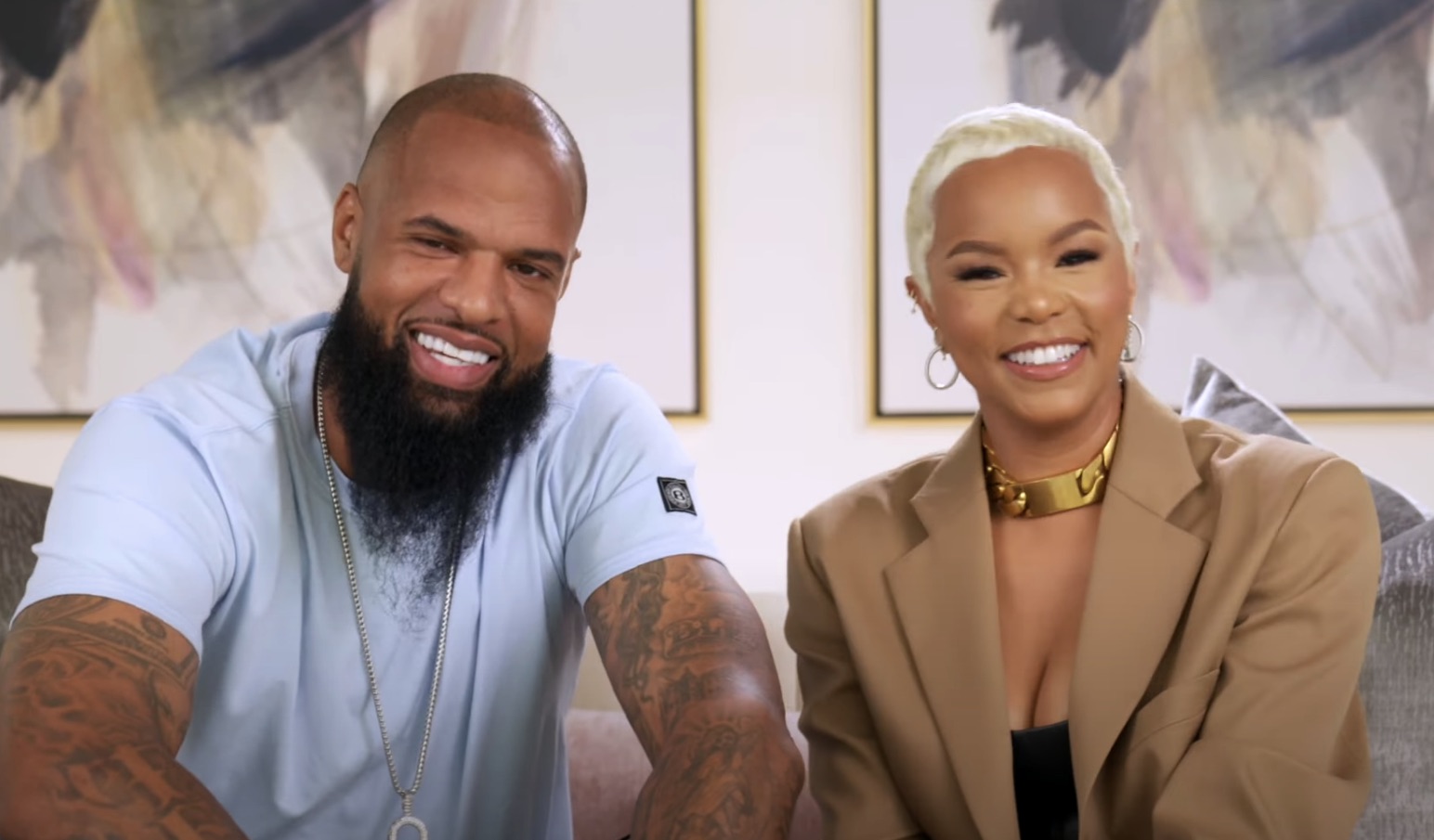 The Source |[WATCH] Letoya Luckett Interviews Her Ex Slim Thug - Black