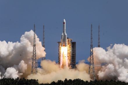China launches second module of its new space station