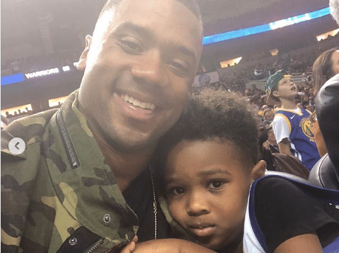 Fans Admire Russell Wilson Showing Stepson Future the Ropes In This 'Awesome' Football Video