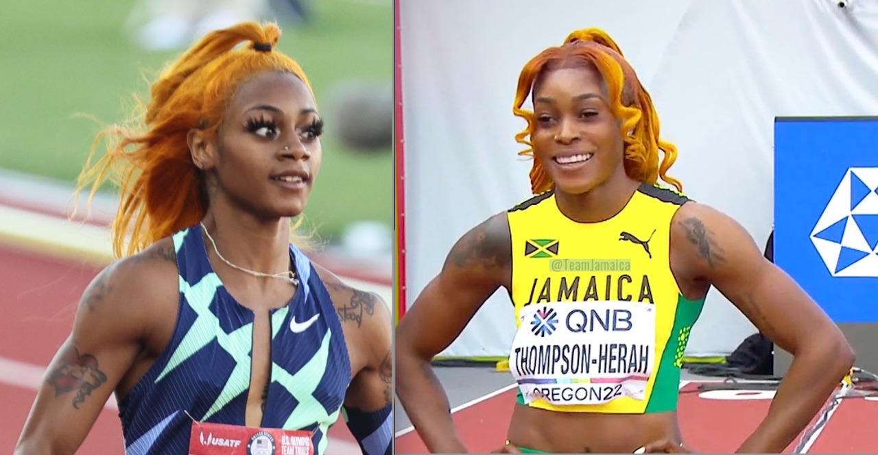 Elaine And Jamaicans Accused Of Copying Sha’carri’s Hair Style – YARDHYPE