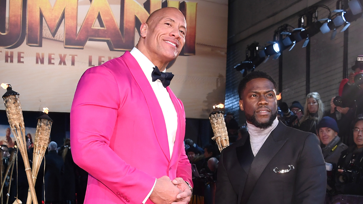 Kevin Hart Has Fans In Stitches After Slapping the Rock In Tortilla Challenge