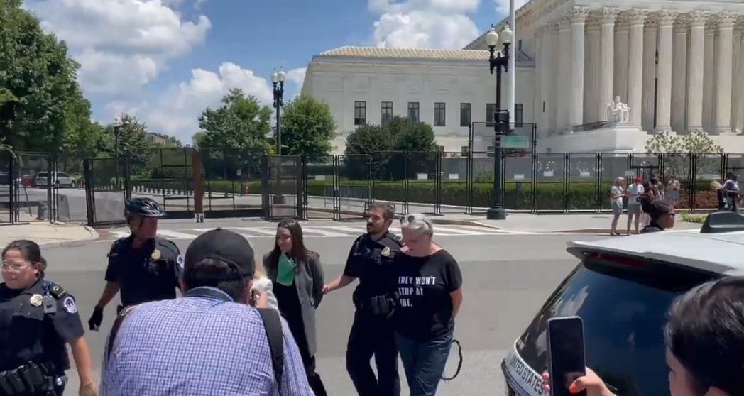 Female House Democrats Arrested And Handcuffed During Protest At SCOTUS, But 1/6 Insurrectionists Were Not