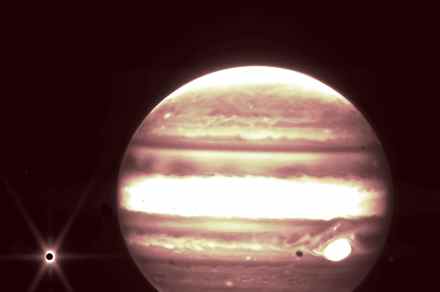 James Webb captures Jupiter's moons and rings in infrared