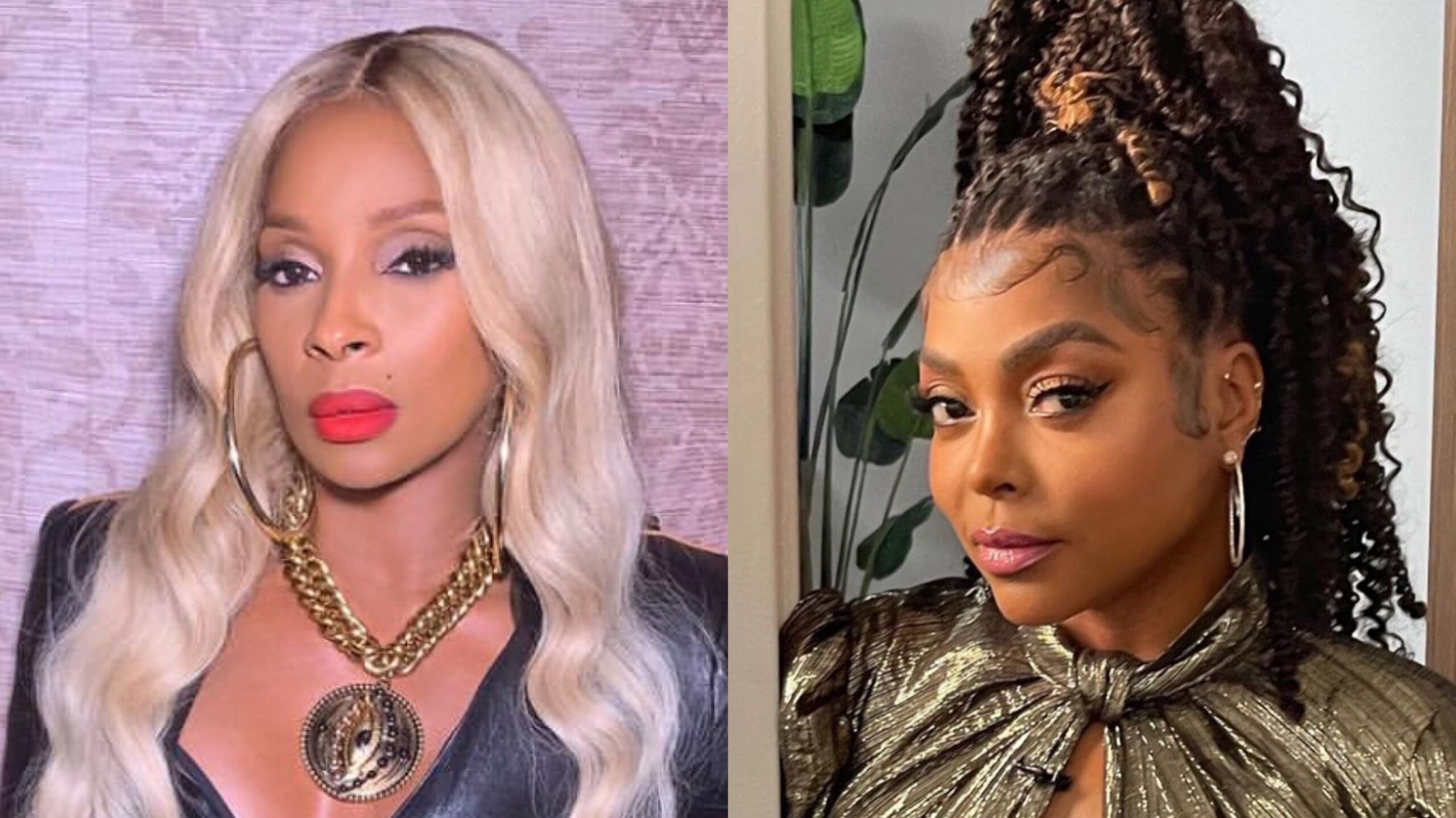 Fans Praise Mary J. Blige and Taraji P. Henson for Their Natural Bodies As They Vacation In Italy