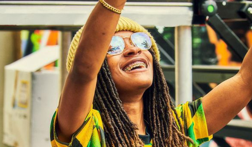 Koffee Attends Notting Hill Carnival In Arsenal’s New Jamaican-Coloured Jersey – See Photos – YARDHYPE