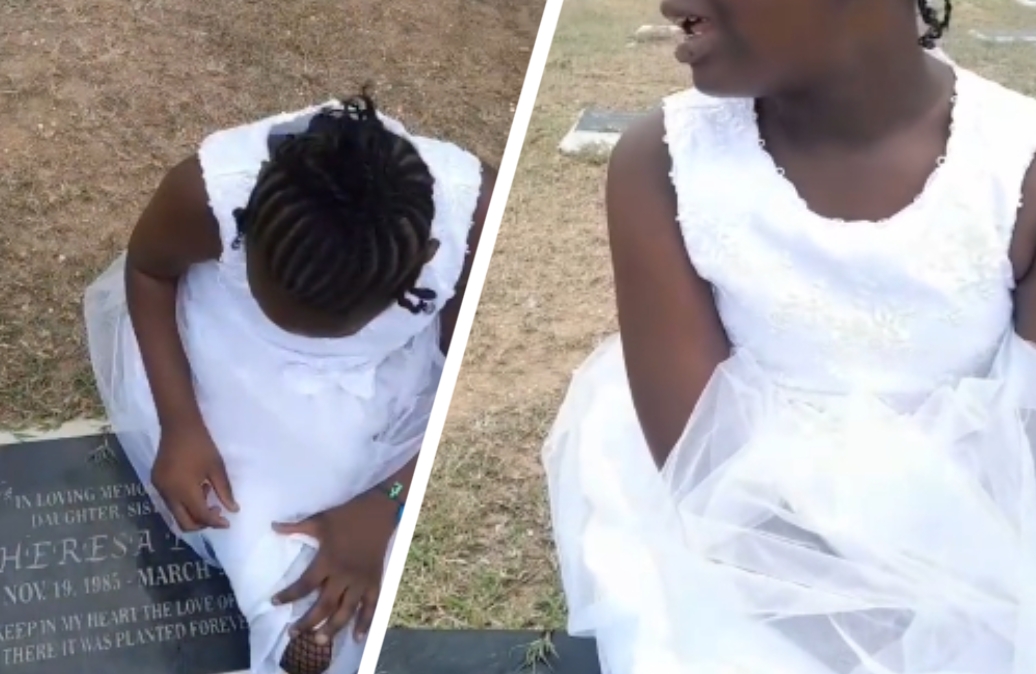Little Girl Tells Her Dead Mother She’s Being Abused by a Relative – Watch Video – YARDHYPE