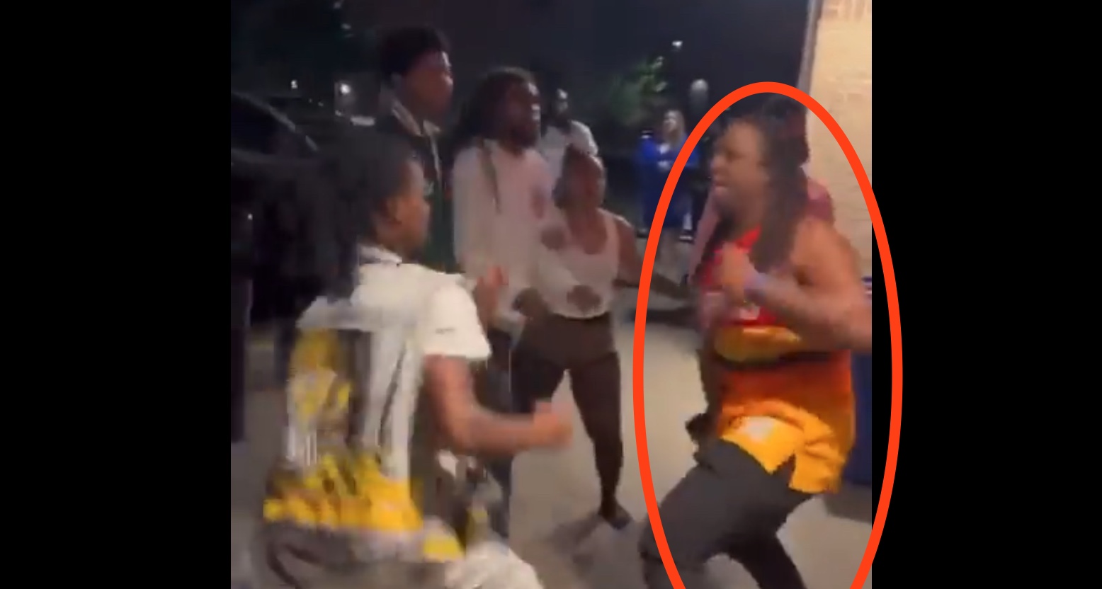 1 Man Defeats Group Of About 6 People In Fist Fight – Watch Video – YARDHYPE