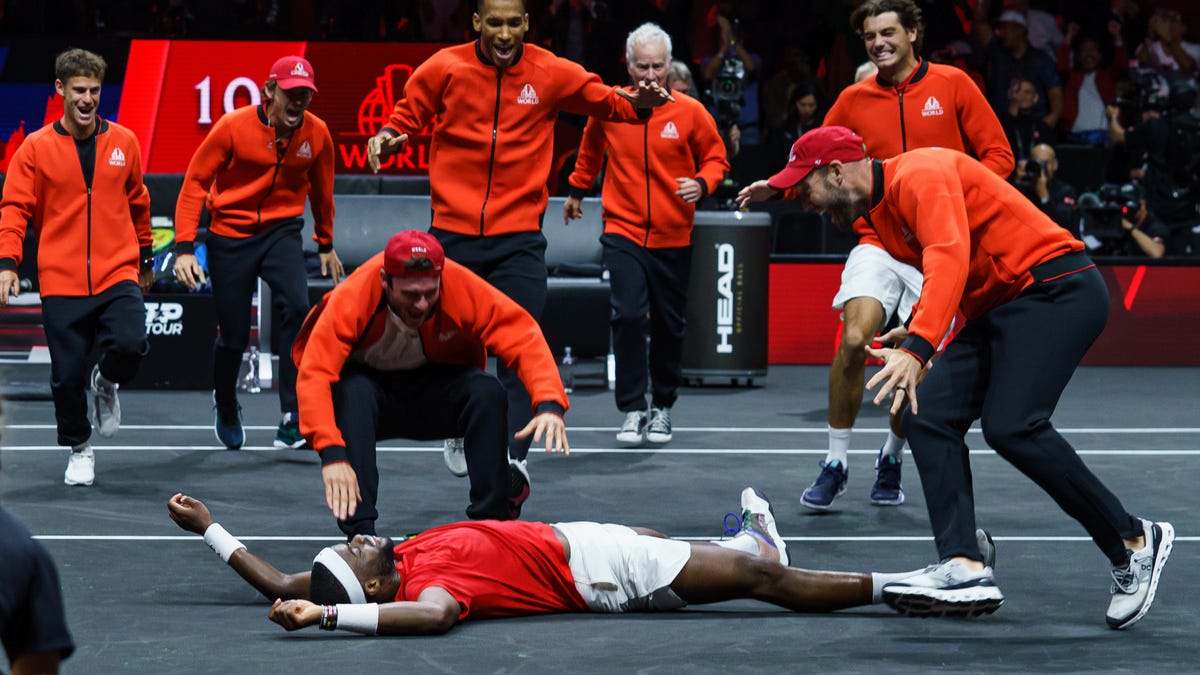 American Frances Tiafoe leads Team World to Laver Cup win