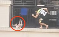 Child Dangling From Balcony Railing Rescued by Neighbour – Watch Video – YARDHYPE