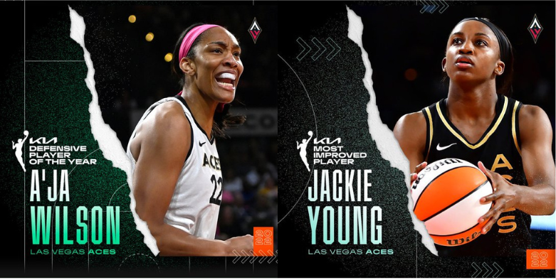 Las Vegas Aces' A'Ja Wilson Named WNBA Defensive Player of the Year